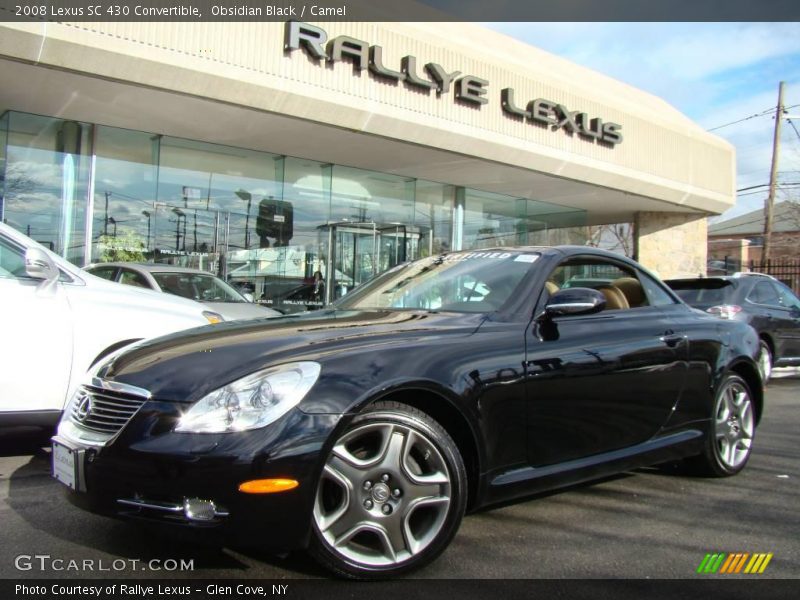 Obsidian Black / Camel 2008 Lexus SC 430 Convertible