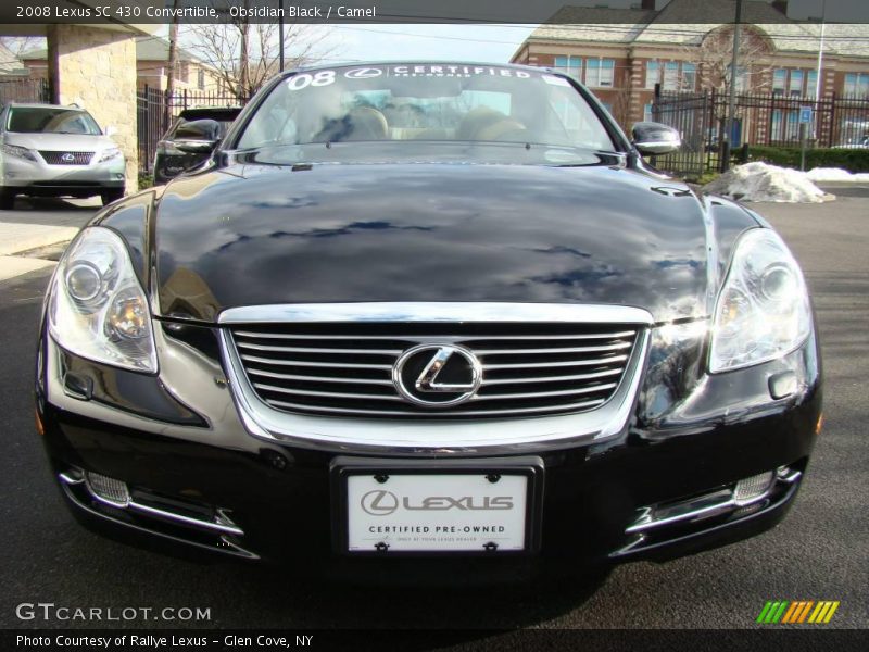 Obsidian Black / Camel 2008 Lexus SC 430 Convertible