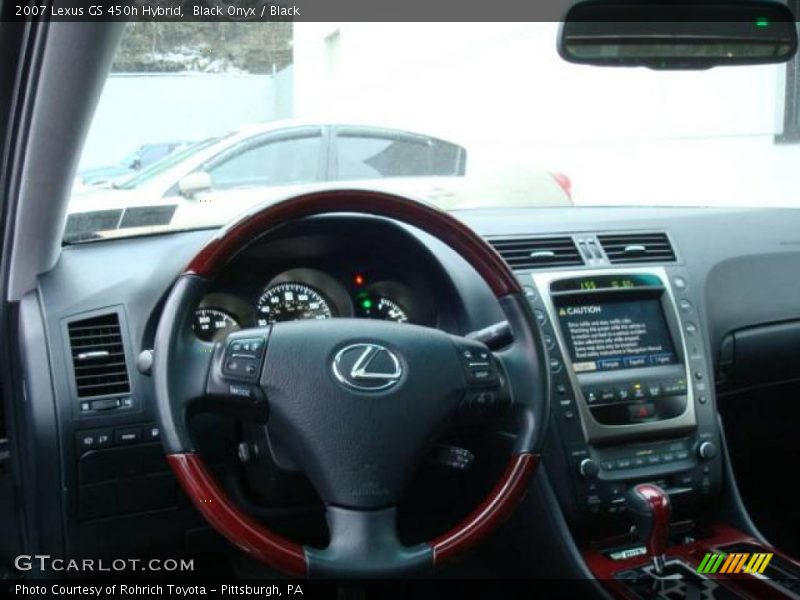 Black Onyx / Black 2007 Lexus GS 450h Hybrid