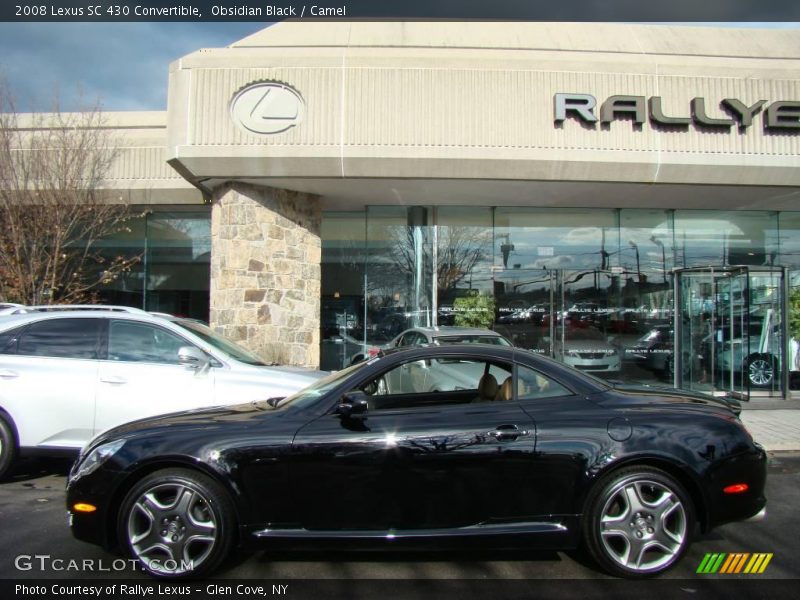 Obsidian Black / Camel 2008 Lexus SC 430 Convertible