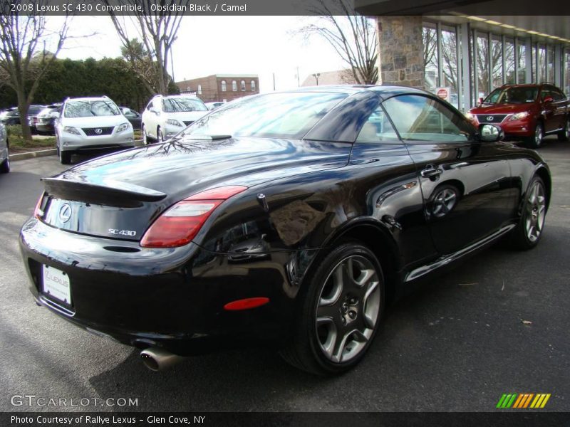 Obsidian Black / Camel 2008 Lexus SC 430 Convertible