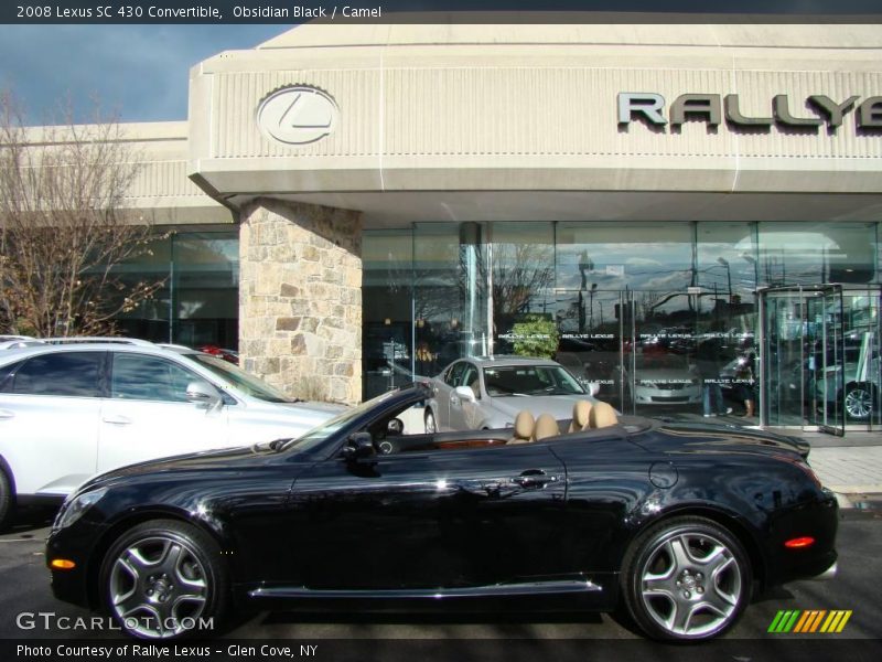 Obsidian Black / Camel 2008 Lexus SC 430 Convertible