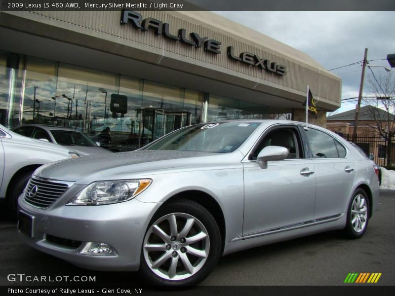 Mercury Silver Metallic / Light Gray 2009 Lexus LS 460 AWD
