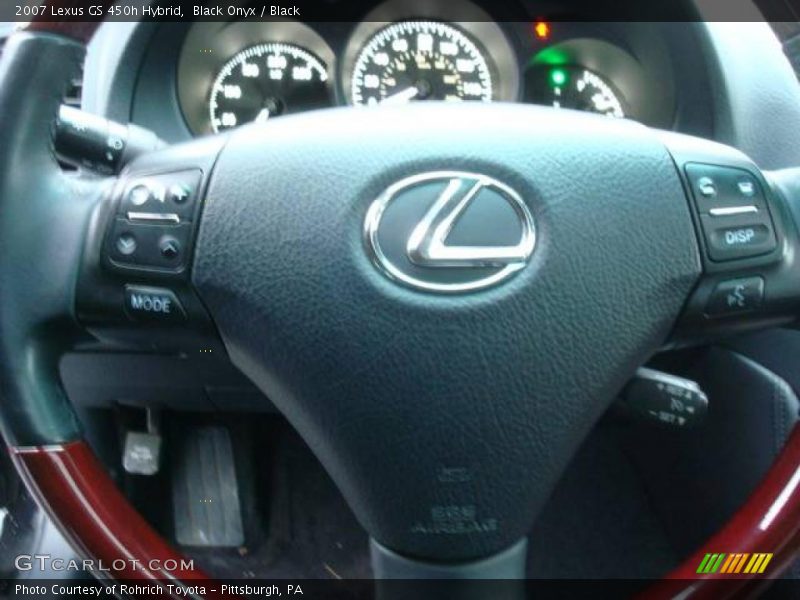 Black Onyx / Black 2007 Lexus GS 450h Hybrid