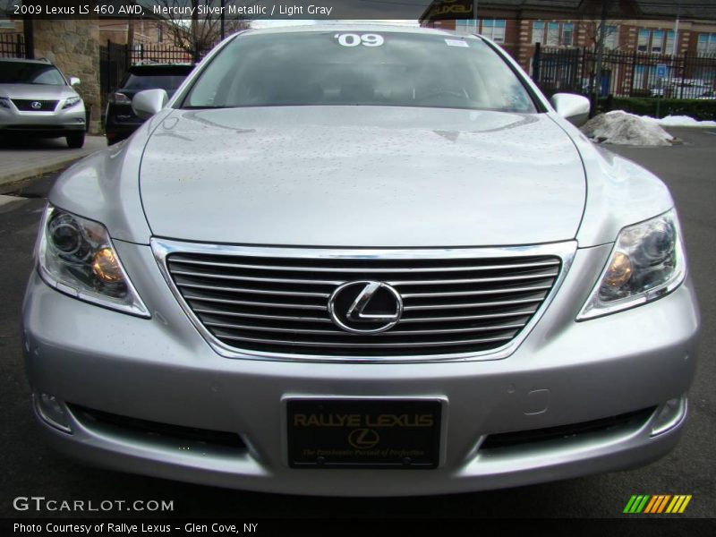 Mercury Silver Metallic / Light Gray 2009 Lexus LS 460 AWD