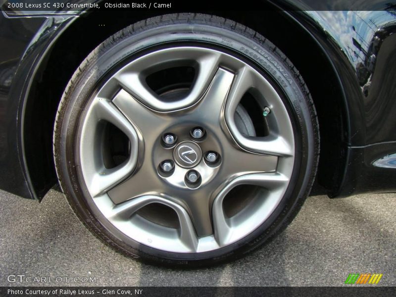 Obsidian Black / Camel 2008 Lexus SC 430 Convertible