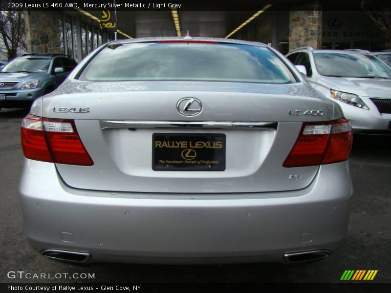 Mercury Silver Metallic / Light Gray 2009 Lexus LS 460 AWD