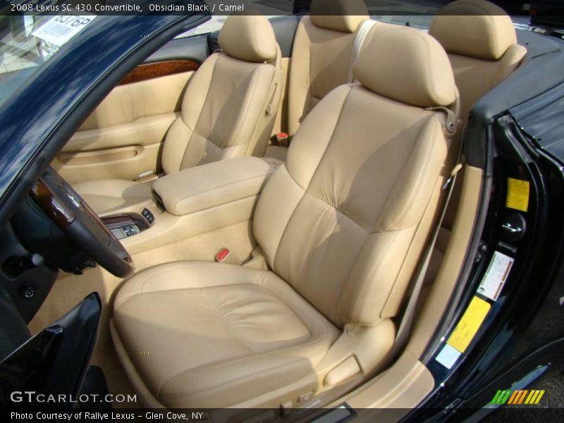 Obsidian Black / Camel 2008 Lexus SC 430 Convertible