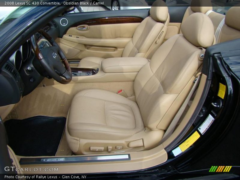 Obsidian Black / Camel 2008 Lexus SC 430 Convertible