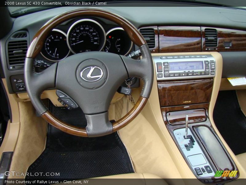 Obsidian Black / Camel 2008 Lexus SC 430 Convertible