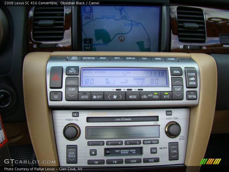 Obsidian Black / Camel 2008 Lexus SC 430 Convertible