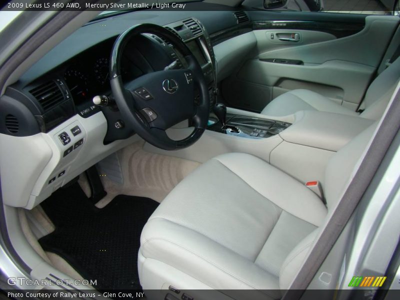 Mercury Silver Metallic / Light Gray 2009 Lexus LS 460 AWD