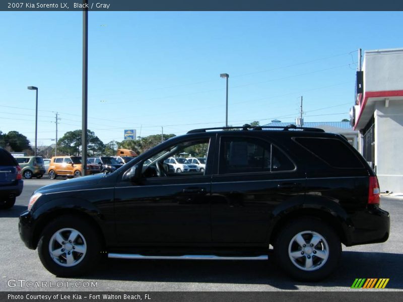 Black / Gray 2007 Kia Sorento LX