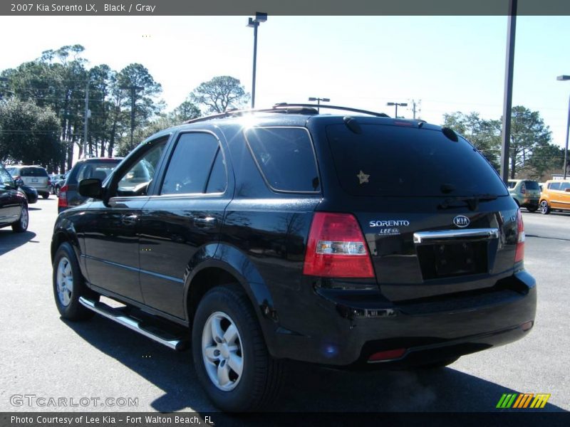Black / Gray 2007 Kia Sorento LX