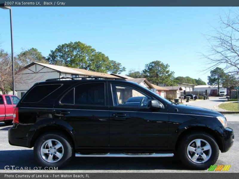 Black / Gray 2007 Kia Sorento LX