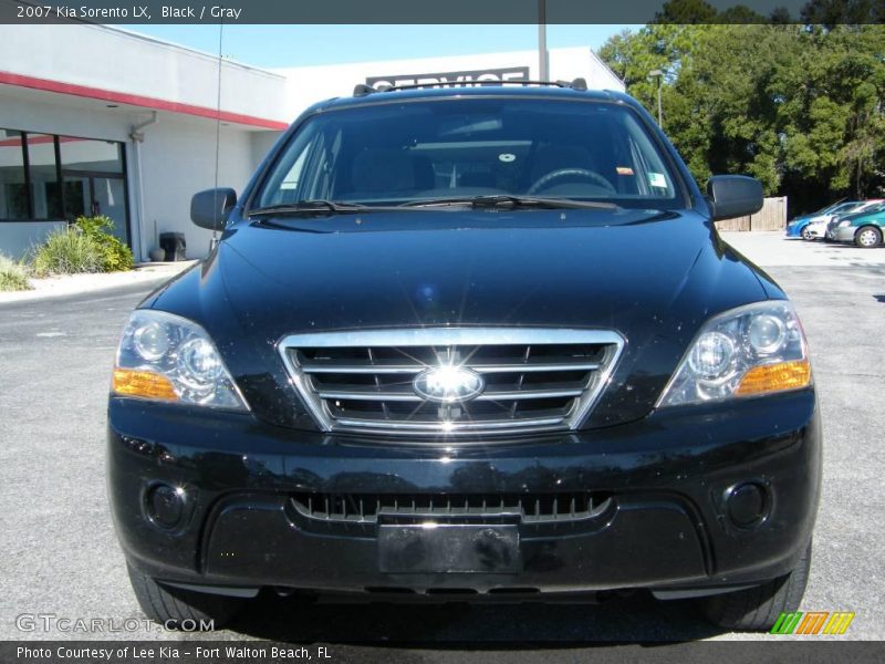 Black / Gray 2007 Kia Sorento LX