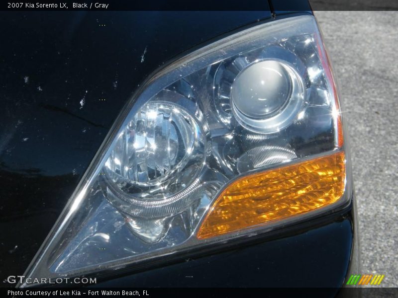 Black / Gray 2007 Kia Sorento LX