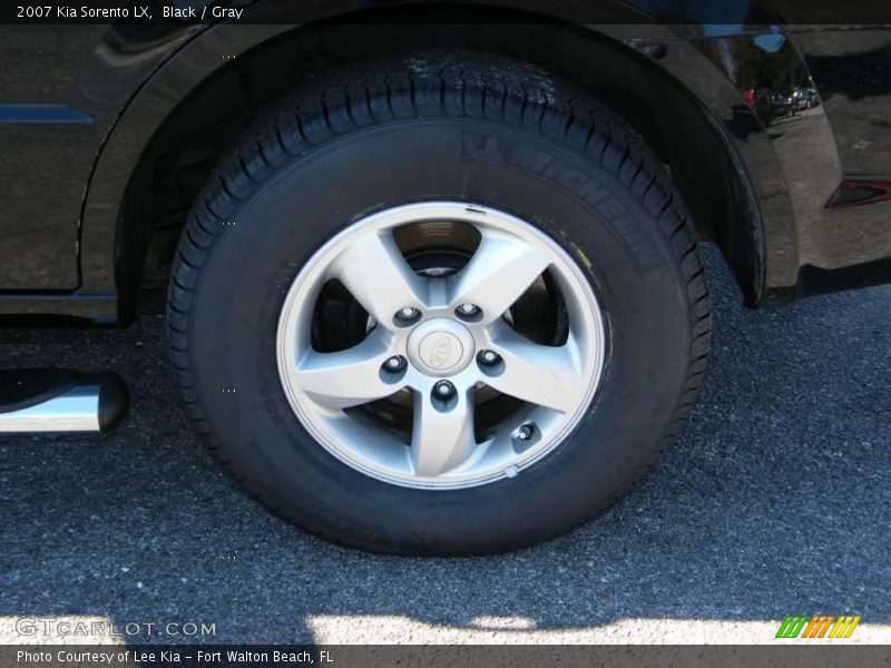 Black / Gray 2007 Kia Sorento LX