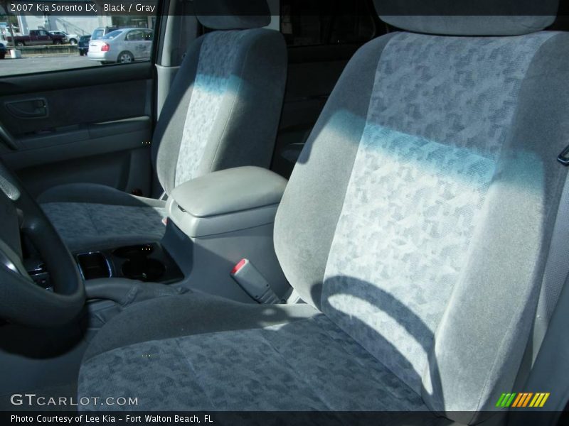Black / Gray 2007 Kia Sorento LX