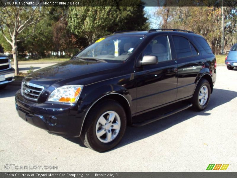 Midnight Blue / Beige 2008 Kia Sorento LX