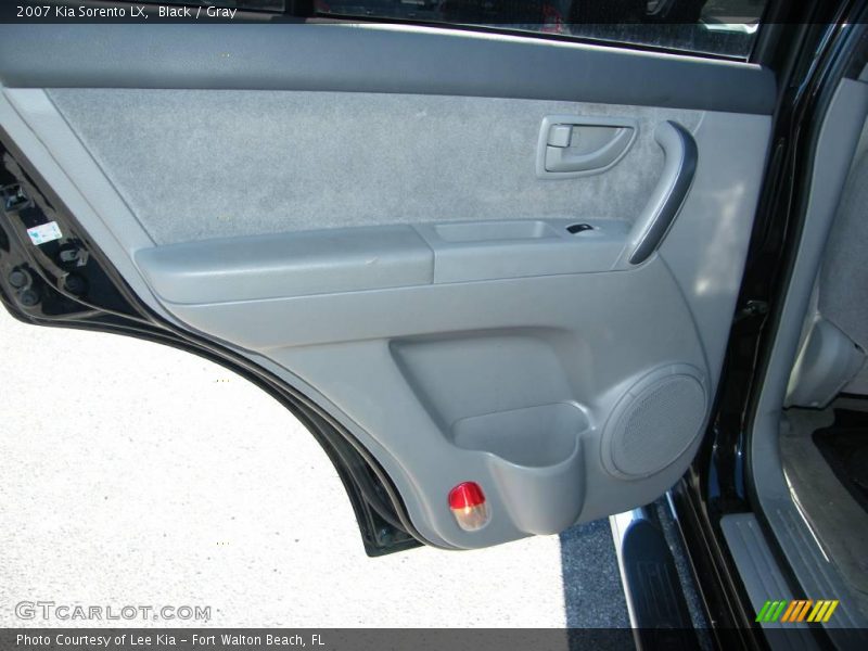 Black / Gray 2007 Kia Sorento LX