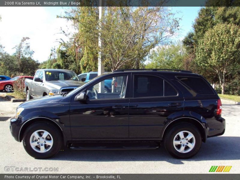 Midnight Blue / Beige 2008 Kia Sorento LX