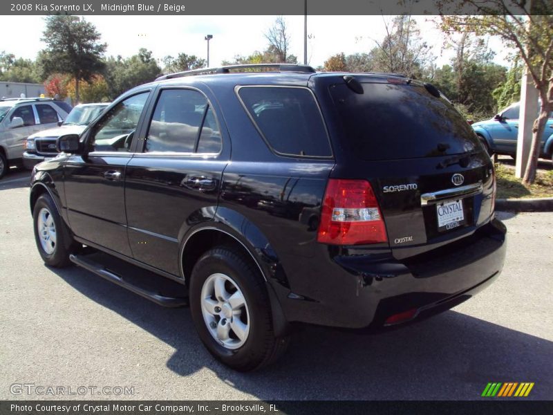Midnight Blue / Beige 2008 Kia Sorento LX