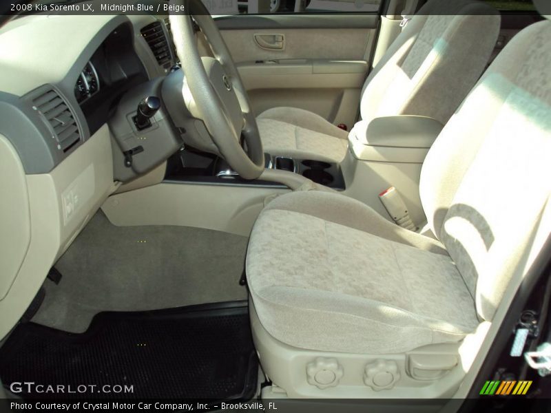Midnight Blue / Beige 2008 Kia Sorento LX