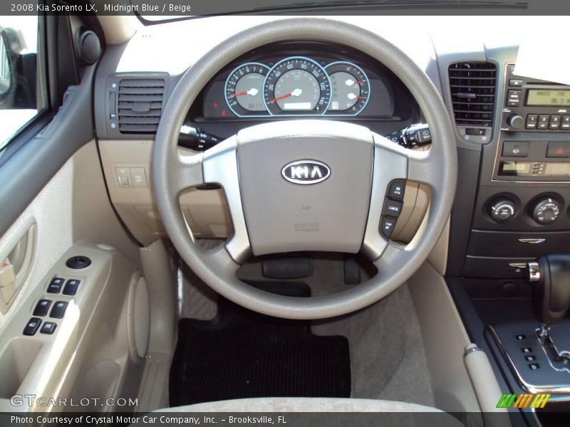 Midnight Blue / Beige 2008 Kia Sorento LX