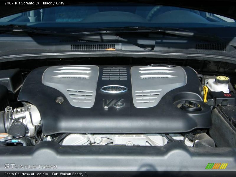 Black / Gray 2007 Kia Sorento LX