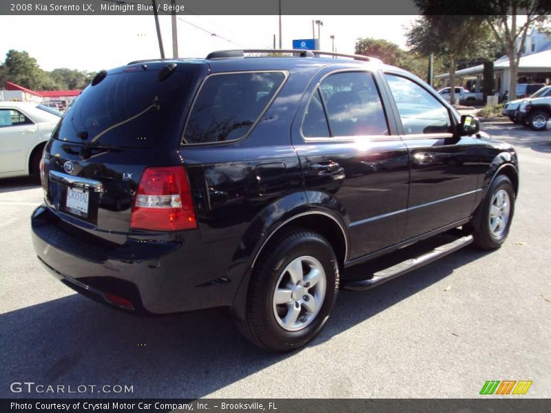 Midnight Blue / Beige 2008 Kia Sorento LX