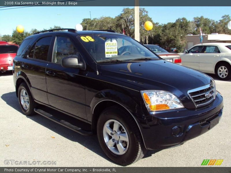 Midnight Blue / Beige 2008 Kia Sorento LX