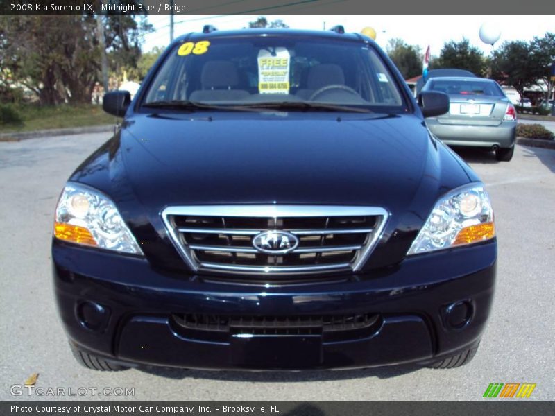 Midnight Blue / Beige 2008 Kia Sorento LX