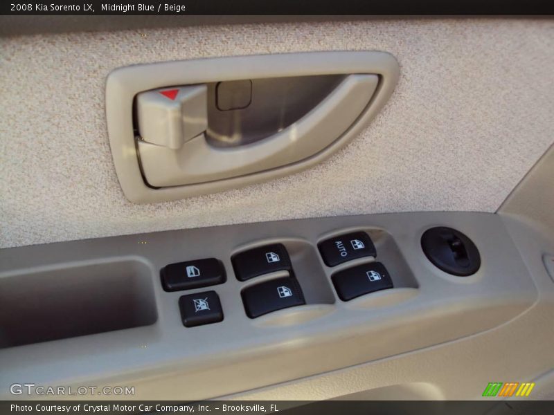 Midnight Blue / Beige 2008 Kia Sorento LX