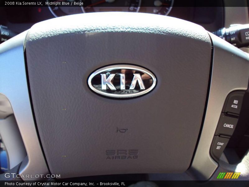 Midnight Blue / Beige 2008 Kia Sorento LX