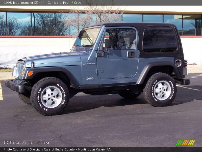 Gun Metal Pearl / Gray 1998 Jeep Wrangler SE 4x4