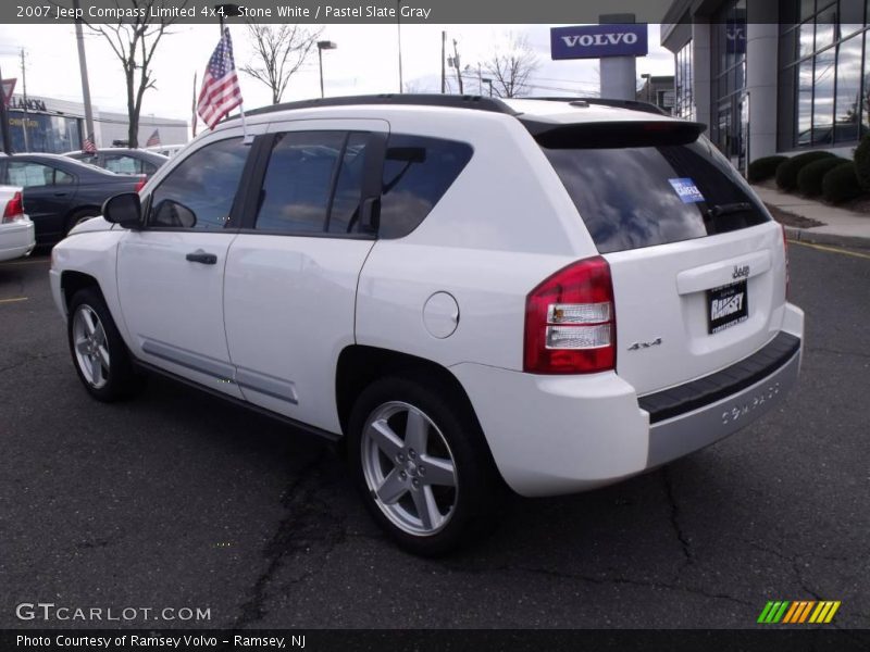 Stone White / Pastel Slate Gray 2007 Jeep Compass Limited 4x4