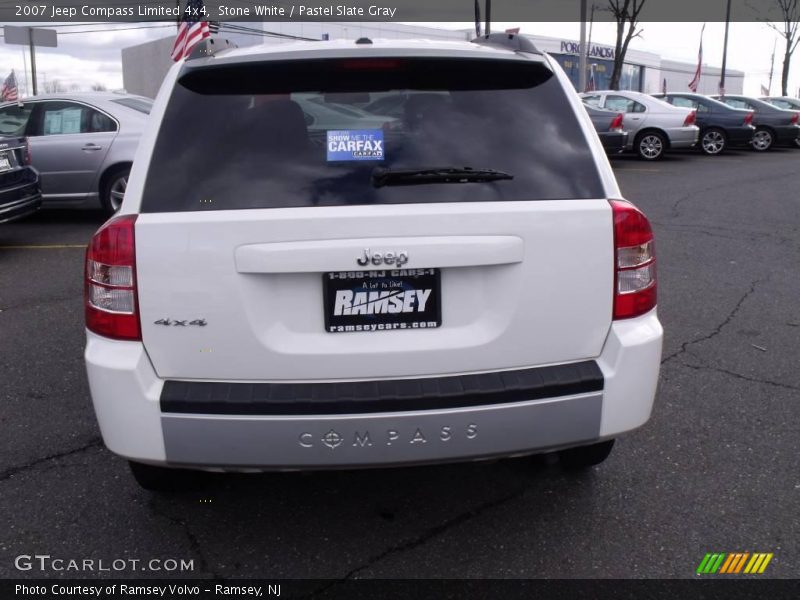 Stone White / Pastel Slate Gray 2007 Jeep Compass Limited 4x4