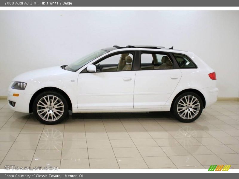 Ibis White / Beige 2008 Audi A3 2.0T