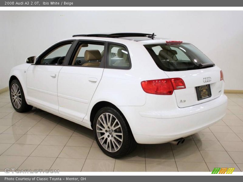 Ibis White / Beige 2008 Audi A3 2.0T