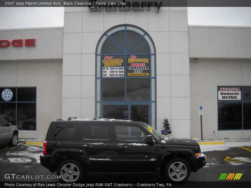 Black Clearcoat / Pastel Slate Gray 2007 Jeep Patriot Limited 4x4