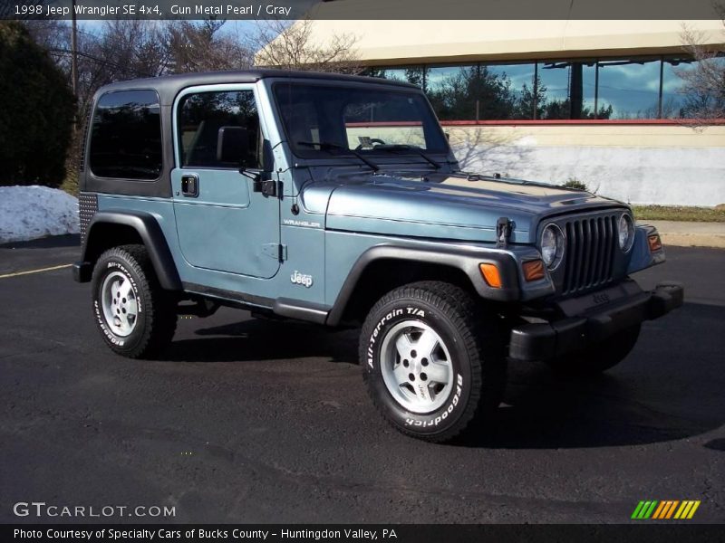 Gun Metal Pearl / Gray 1998 Jeep Wrangler SE 4x4