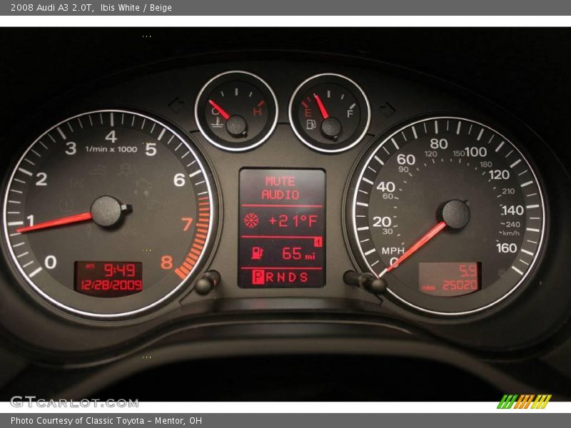 Ibis White / Beige 2008 Audi A3 2.0T