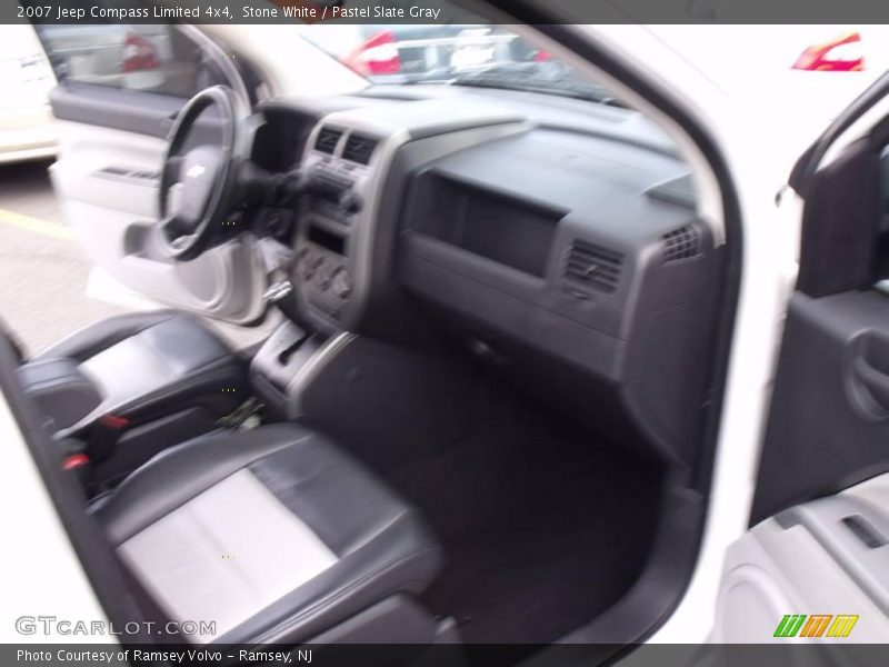 Stone White / Pastel Slate Gray 2007 Jeep Compass Limited 4x4