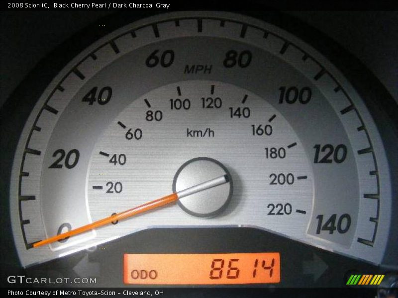 Black Cherry Pearl / Dark Charcoal Gray 2008 Scion tC