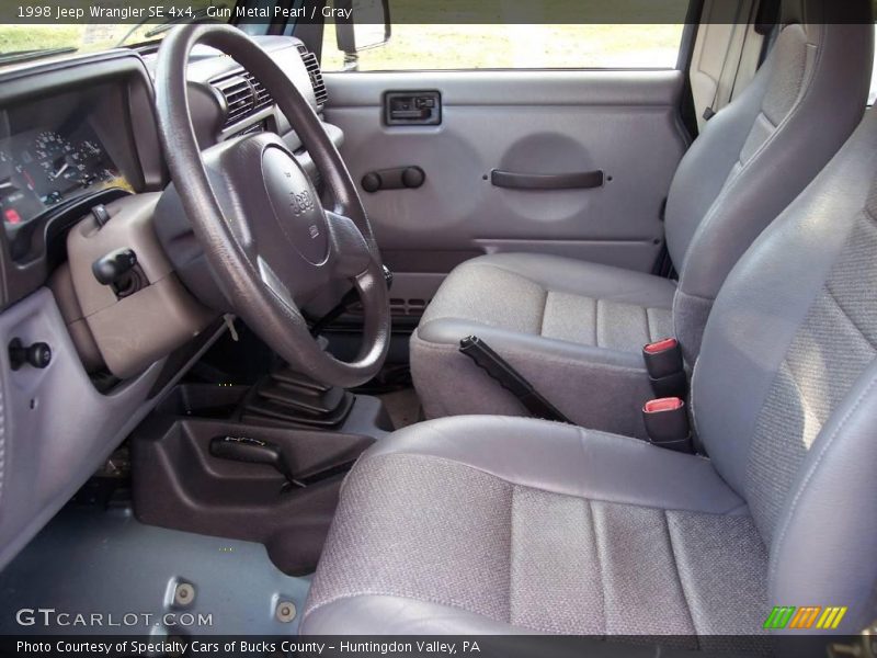 Gun Metal Pearl / Gray 1998 Jeep Wrangler SE 4x4