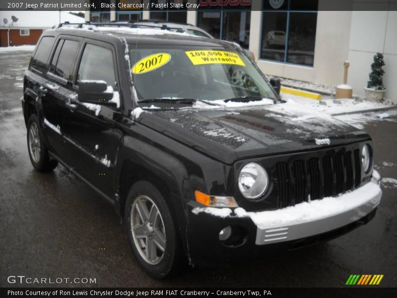 Black Clearcoat / Pastel Slate Gray 2007 Jeep Patriot Limited 4x4
