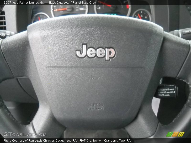 Black Clearcoat / Pastel Slate Gray 2007 Jeep Patriot Limited 4x4