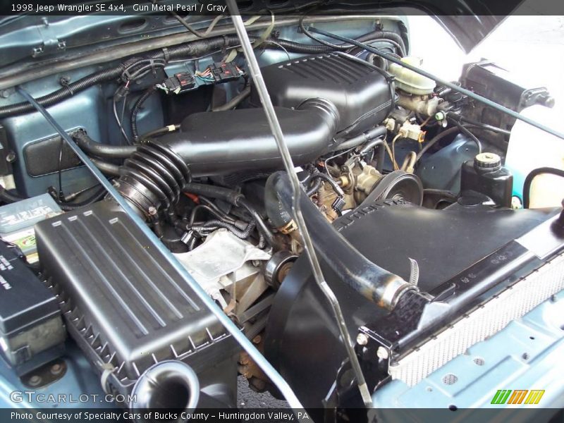 Gun Metal Pearl / Gray 1998 Jeep Wrangler SE 4x4