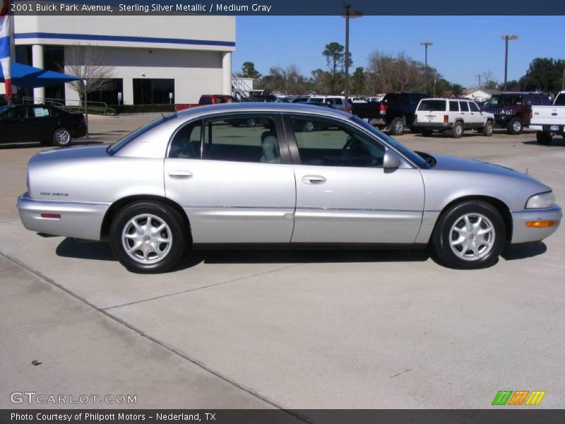 Sterling Silver Metallic / Medium Gray 2001 Buick Park Avenue